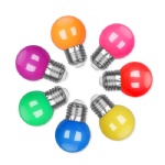 G45 Colourful LED Bulb, G50 LED Globe Light, Bombillas LED de Color, Colorido Lâmpada LED